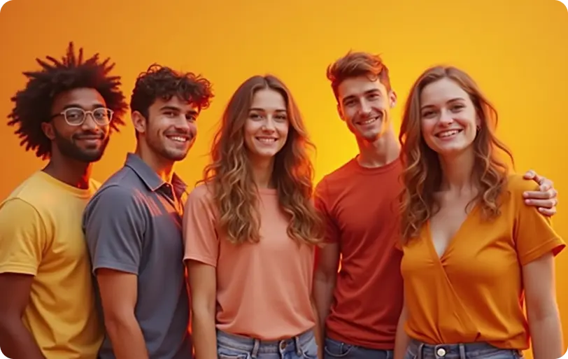 group of volunteers