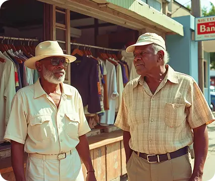 two adult men